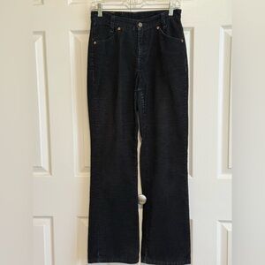 Levi's - vintage 550 Black Flare, high waisted, corduroy Women's Jeans. 5